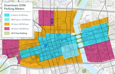 des moines parking meter hours|abm parking des moines ia.